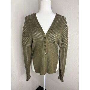 3.1 Philip Lim ribbed wool v-neck cardigan Size S